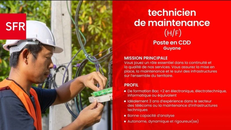 Technicien(ne) de Maintenance H/F 
